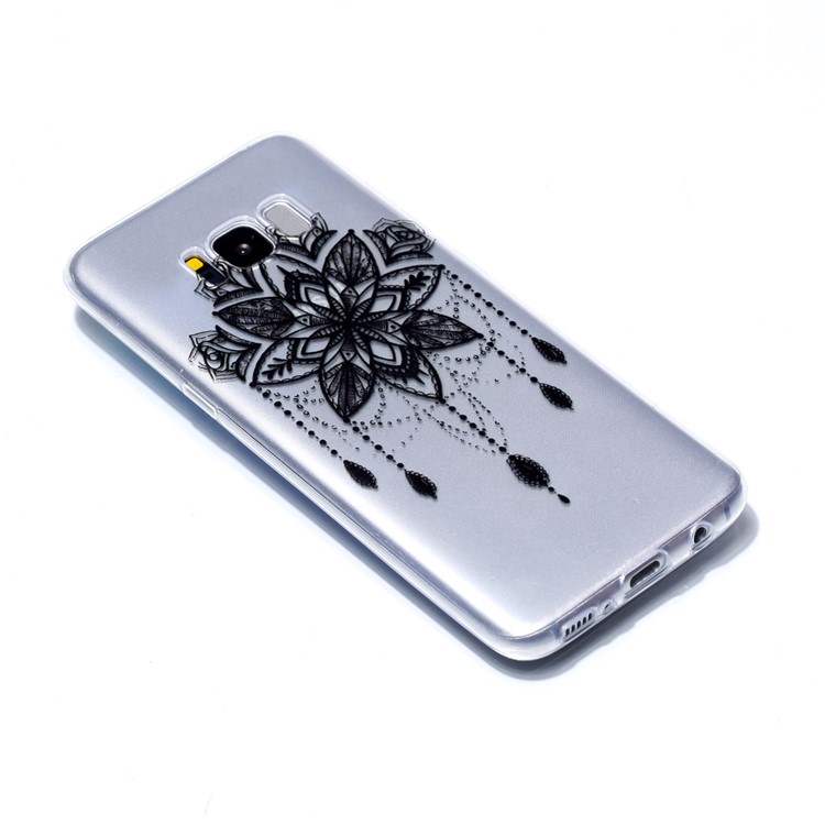 Pattern Printing Soft TPU Shell for Samsung Galaxy S8 Plus SM-G955 - Retro Flower-3