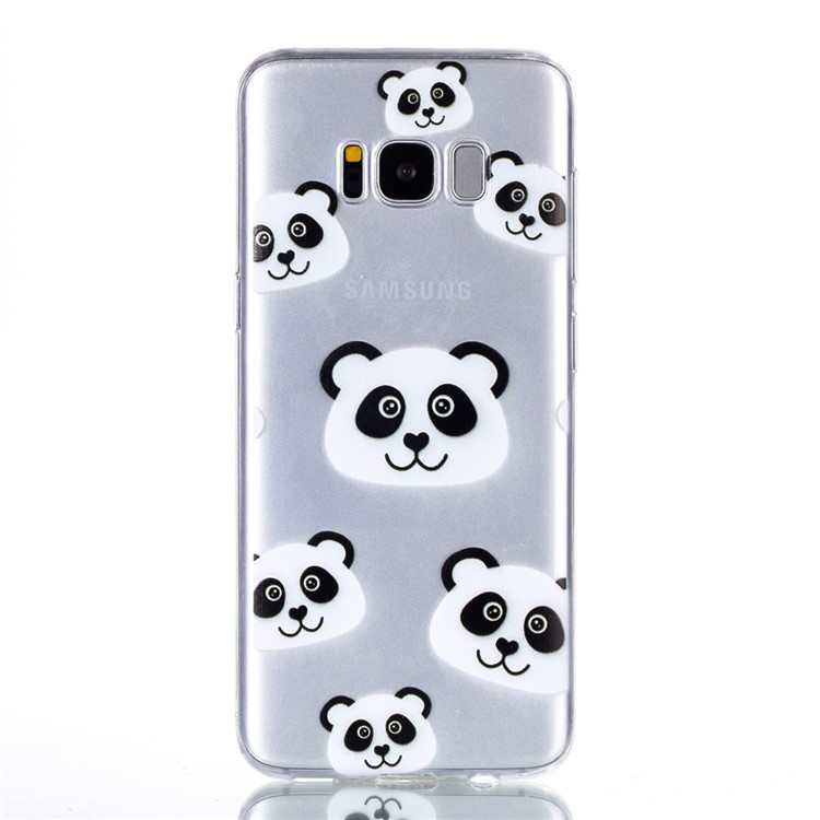 Pattern Printing Flexible TPU Mobile Phone Casing for Samsung Galaxy S8 Plus SM-G955 - Panda Pattern-2