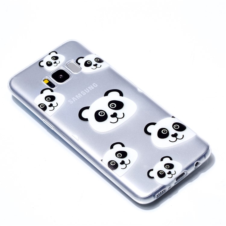 Pattern Printing Flexible TPU Mobile Phone Casing for Samsung Galaxy S8 Plus SM-G955 - Panda Pattern-3