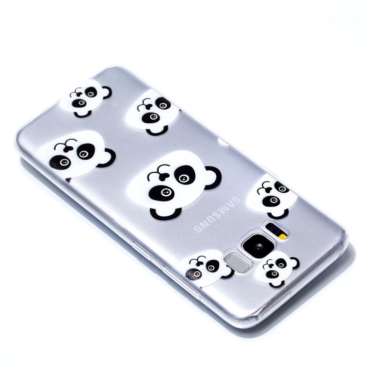 Pattern Printing Flexible TPU Mobile Phone Casing for Samsung Galaxy S8 Plus SM-G955 - Panda Pattern-4
