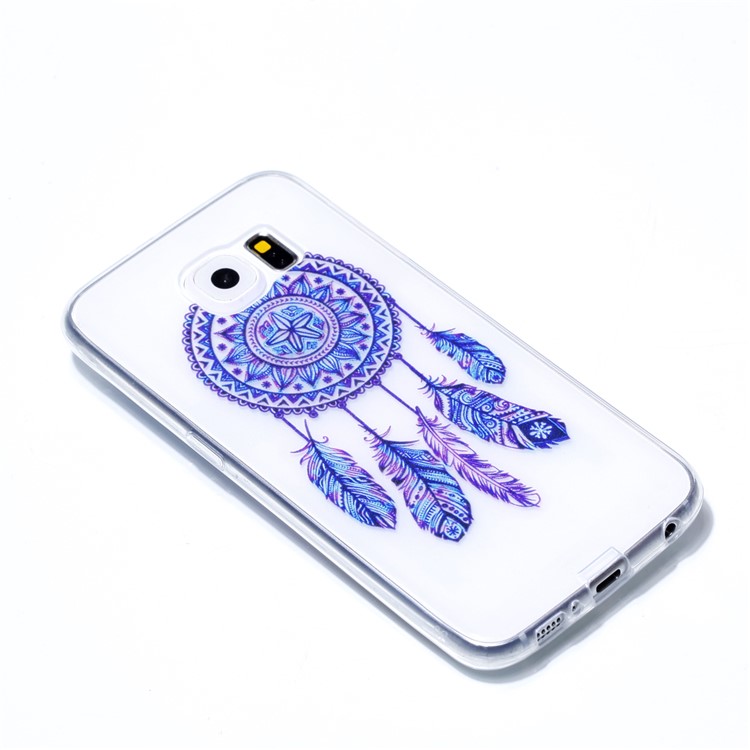 Pattern Printing TPU Mobile Case for Samsung Galaxy S6 SM-G9200 - Dream Catcher-3