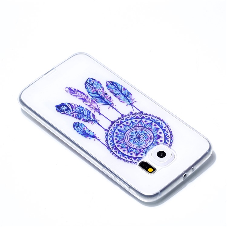 Pattern Printing TPU Mobile Case for Samsung Galaxy S6 SM-G9200 - Dream Catcher-4