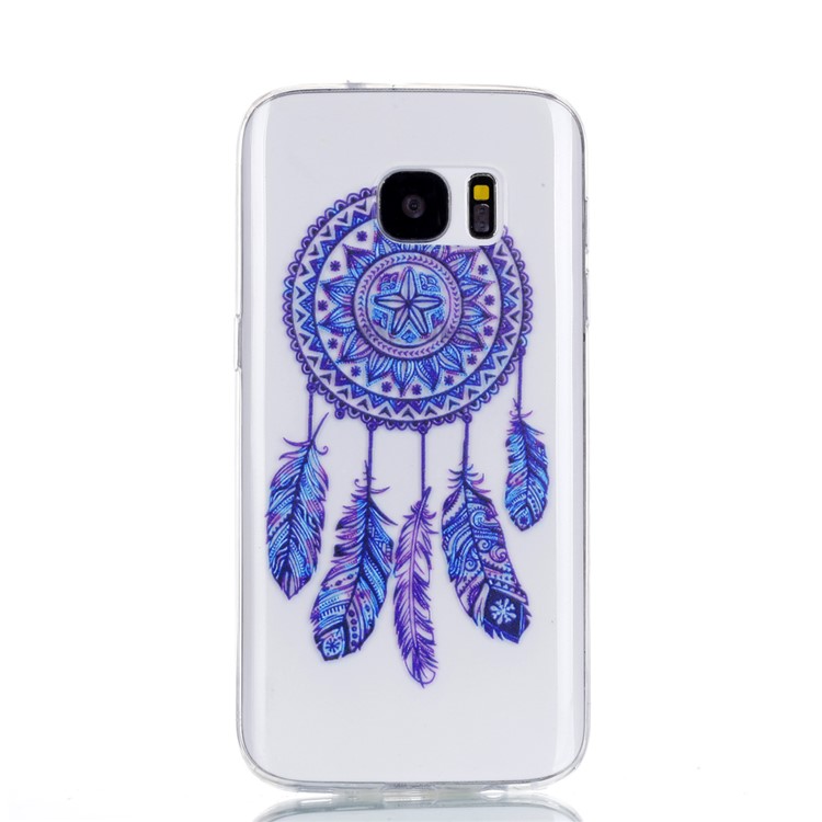Pattern Printing TPU Protection Back Cover for Samsung Galaxy S7 SM-G930 - Dream Catcher-2