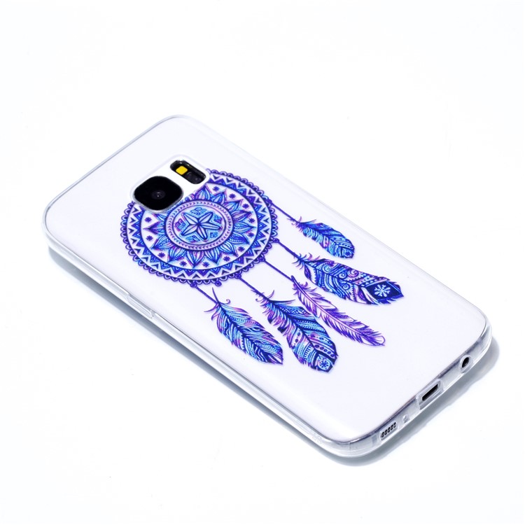 Pattern Printing TPU Protection Back Cover for Samsung Galaxy S7 SM-G930 - Dream Catcher-3