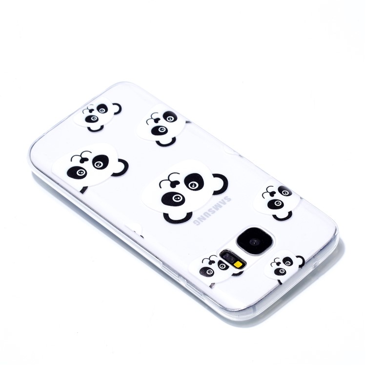 Pattern Printing TPU Mobile Phone Case for Samsung Galaxy S7 SM-G930 - Panda Pattern-4