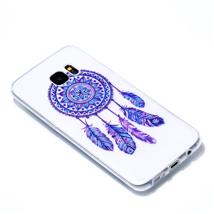 Pattern Printing TPU Cell Phone Cover for Samsung Galaxy S7 edge SM-G935 - Dream Catcher-3