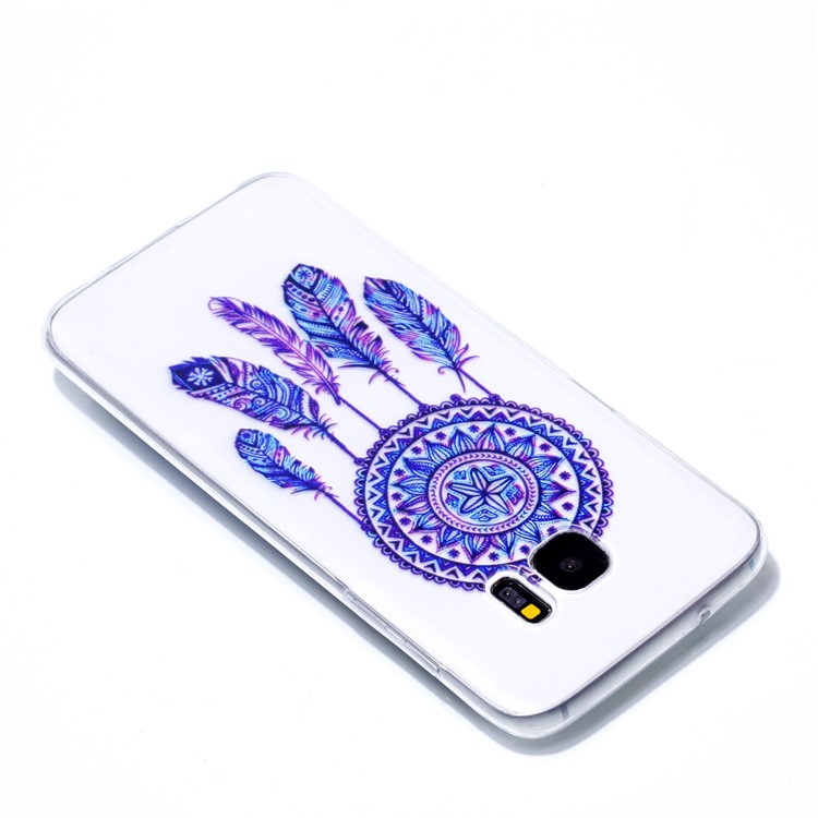Pattern Printing TPU Cell Phone Cover for Samsung Galaxy S7 edge SM-G935 - Dream Catcher-4