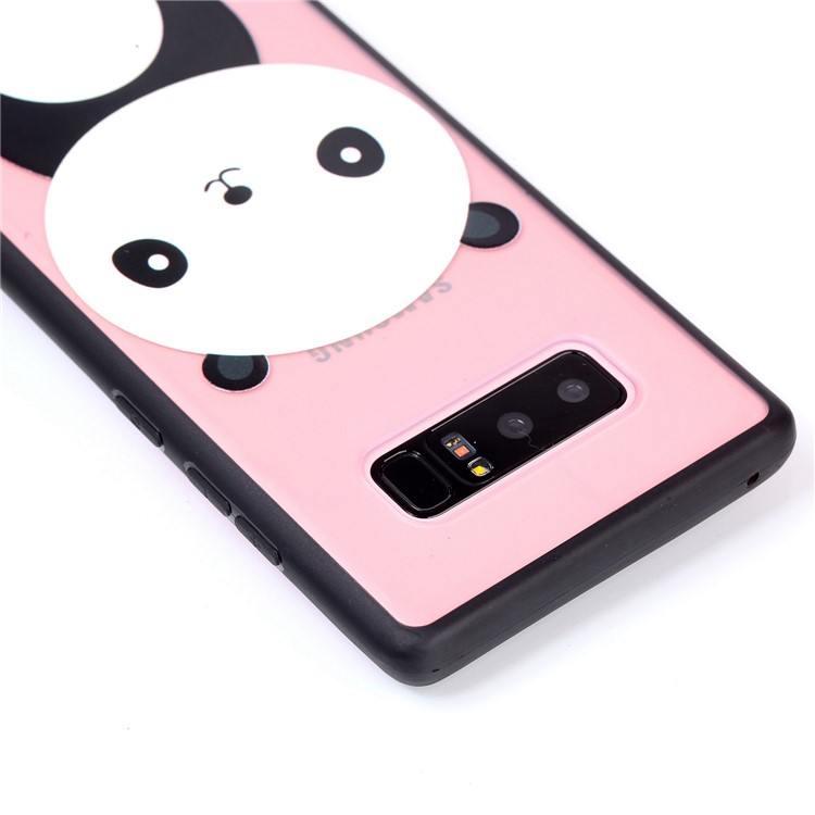 For Samsung Galaxy Note 8 SM-N950 Rubberized Embossed PC + TPU Protective Case - Panda-4