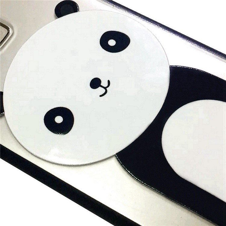 For Samsung Galaxy Note 8 SM-N950 Rubberized Embossed PC + TPU Protective Case - Panda-7