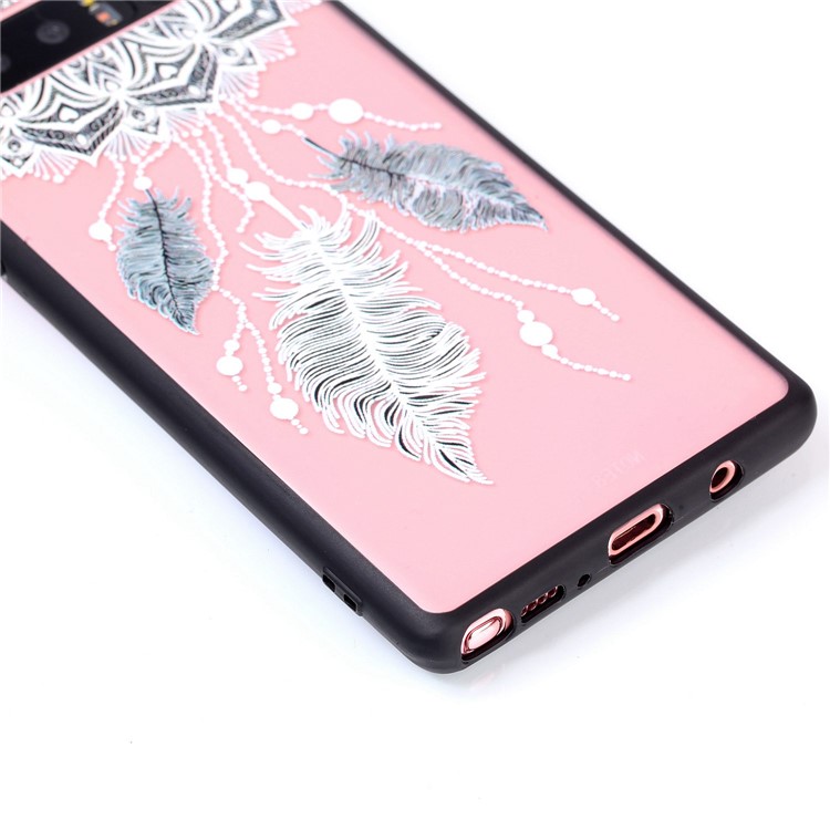Rubberized Embossed PC + TPU Back Case for Samsung Galaxy Note 8 SM-N950 - Dream Catcher-3