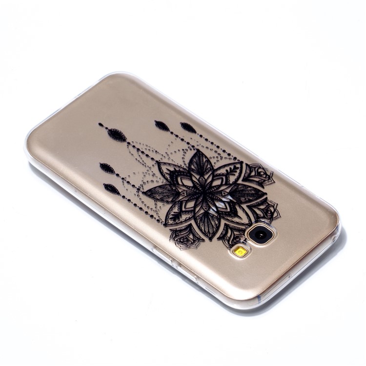 Pattern Printing TPU Shell Cover Case for Samsung Galaxy A5 (2017) SM-A520 - Flower Pattern-4