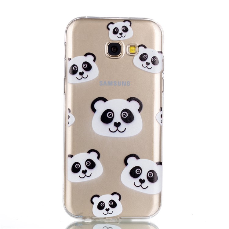 Pattern Printing TPU Case Phone Shell for Samsung Galaxy A5 (2017) SM-A520 - Panda Pattern-2