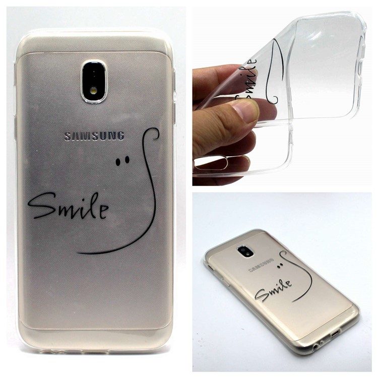 

Шаблон Печати TPU Чехол Для Samsung Galaxy J7 Pro (2017) / J7 (2017) EU Версия - Шаблон SMILE