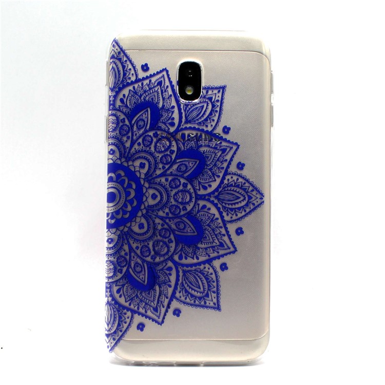 Pattern Printing Soft TPU Phone Cover for Samsung Galaxy J5 Pro (2017) / J5 (2017) EU Version - Purple Mandala-2