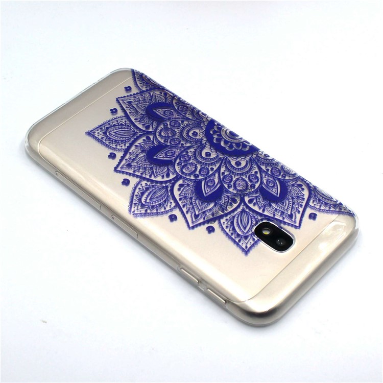 Pattern Printing Soft TPU Phone Cover for Samsung Galaxy J5 Pro (2017) / J5 (2017) EU Version - Purple Mandala-4