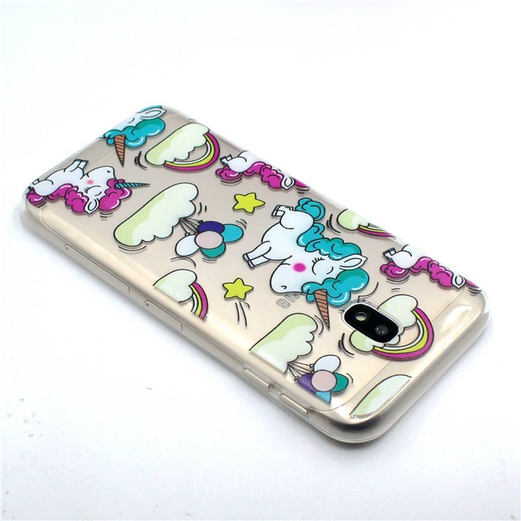 Pattern Printing Soft TPU Phone Protection Casing for Samsung Galaxy J5 Pro (2017) / J5 (2017) EU Version - Unicorn-4