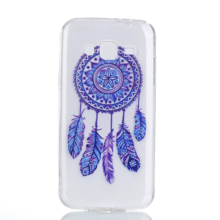 Pattern Printing Soft TPU Mobile Case for Samsung Galaxy J3 (2016) / J3 - Dream Catcher-2