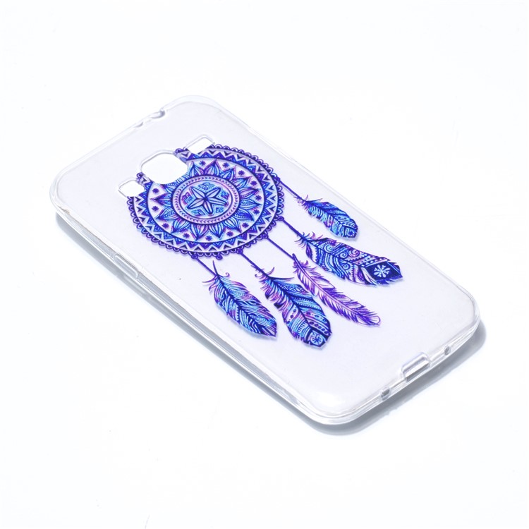 Pattern Printing Soft TPU Mobile Case for Samsung Galaxy J3 (2016) / J3 - Dream Catcher-3