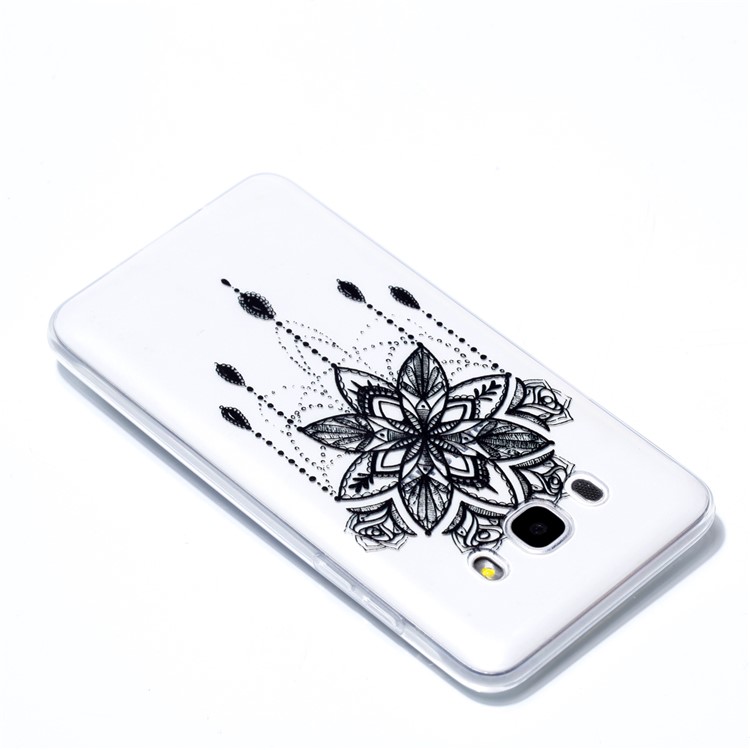 Ultra Thin Patterned Soft TPU Cover for Samsung Galaxy J5 (2016) SM-J510 - Black Dream Catcher-4