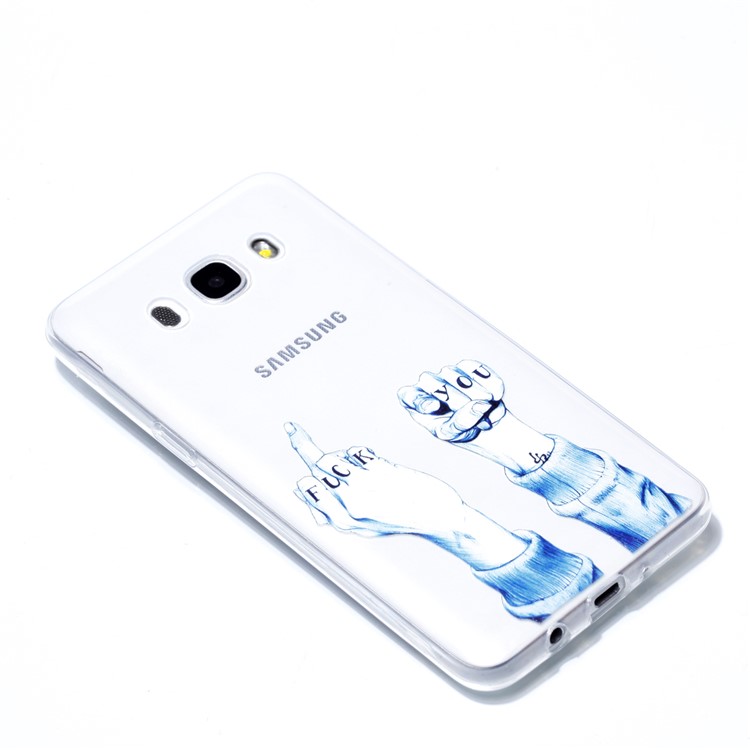 Ultra Thin Patterned Soft TPU Mobile Phone Case for Samsung Galaxy J5 (2016) SM-J510 - Fist-3