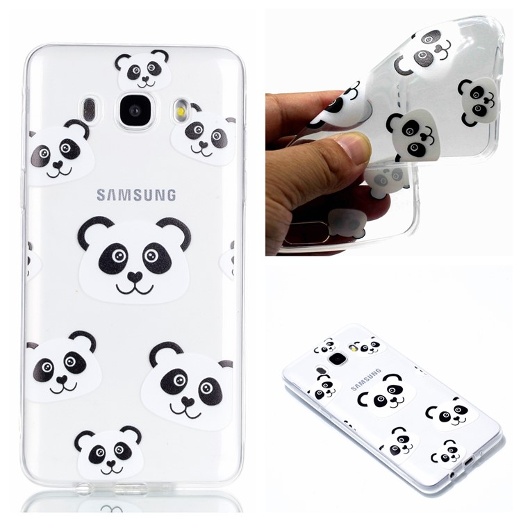 Ultra Thin Patterned Soft TPU Cell Phone Case for Samsung Galaxy J5 (2016) SM-J510 - Pandas-1