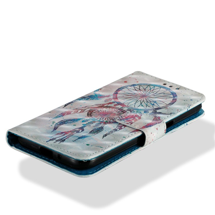 Leather Magnetic Phone Card Holders Casing for Samsung Galaxy J2 Pro 2018 - Dream Catcher-2