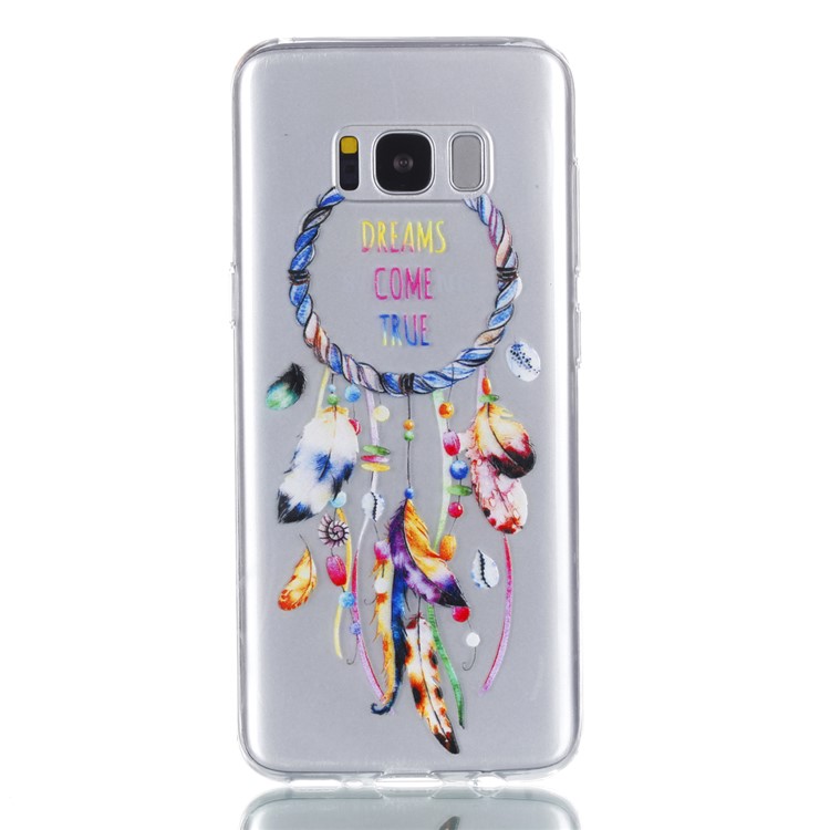 Embossment Patterned TPU Soft Back Cover for Samsung Galaxy S8 Plus SM-G955 - Dream Catcher-2
