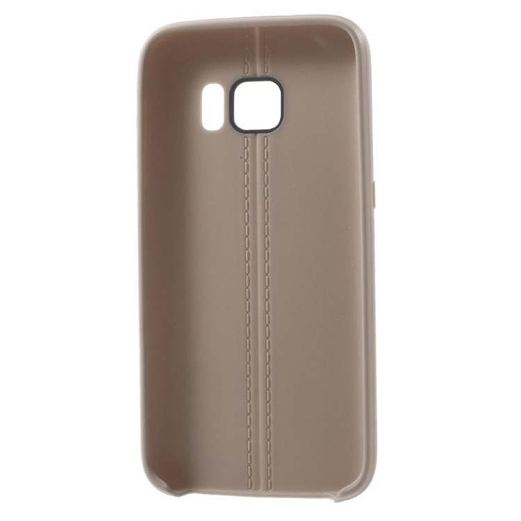 Lines TPU Gel Back Case for Samsung Galaxy S7 - Champagne-5