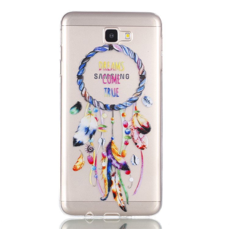 Rubberized Embossed Soft TPU Cover for Samsung Galaxy J7 Prime/On Nxt - Dream Catcher-2