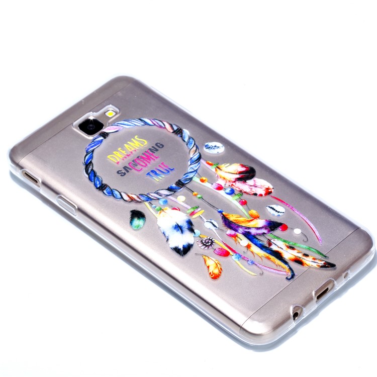 Rubberized Embossed Soft TPU Cover for Samsung Galaxy J7 Prime/On Nxt - Dream Catcher-3