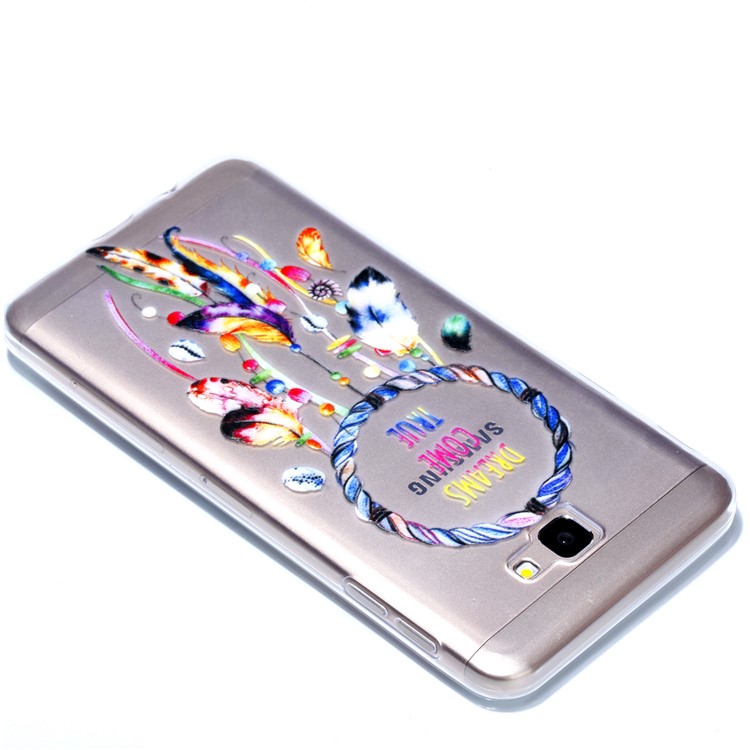 Rubberized Embossed Soft TPU Cover for Samsung Galaxy J7 Prime/On Nxt - Dream Catcher-4