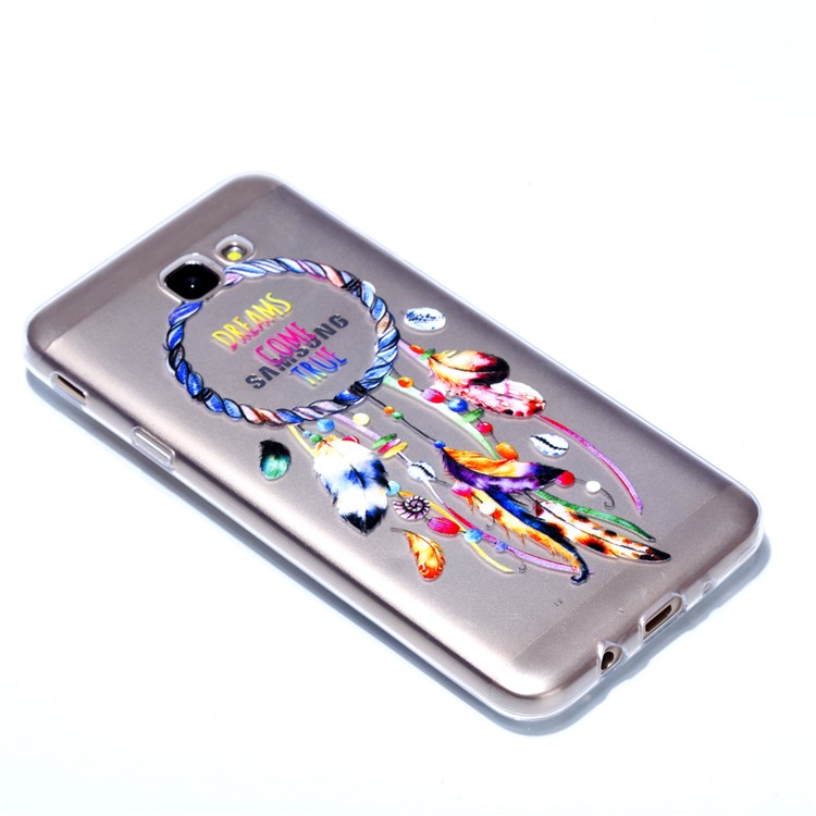 Embossment Patterned TPU Soft Back Cover for Samsung Galaxy J5 Prime - Dream Catcher-3