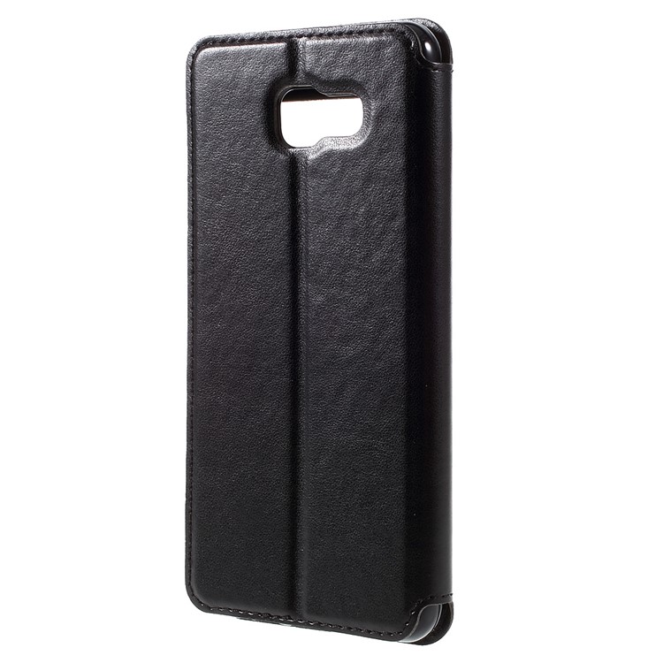 ROAR KOREA Window View Leather Stand Case for Samsung Galaxy A7 SM-A710F (2016) - Black-2