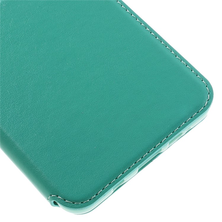 ROAR KOREA Window View PU Leather Stand Case for Samsung Galaxy A7 SM-A710F (2016) - Cyan-8