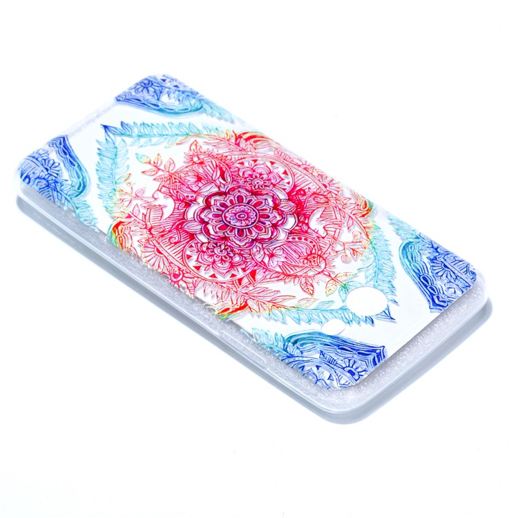 Rubberized Embossed Soft TPU Cover for Samsung Galaxy J5 (2017) US Version - Mandala-4