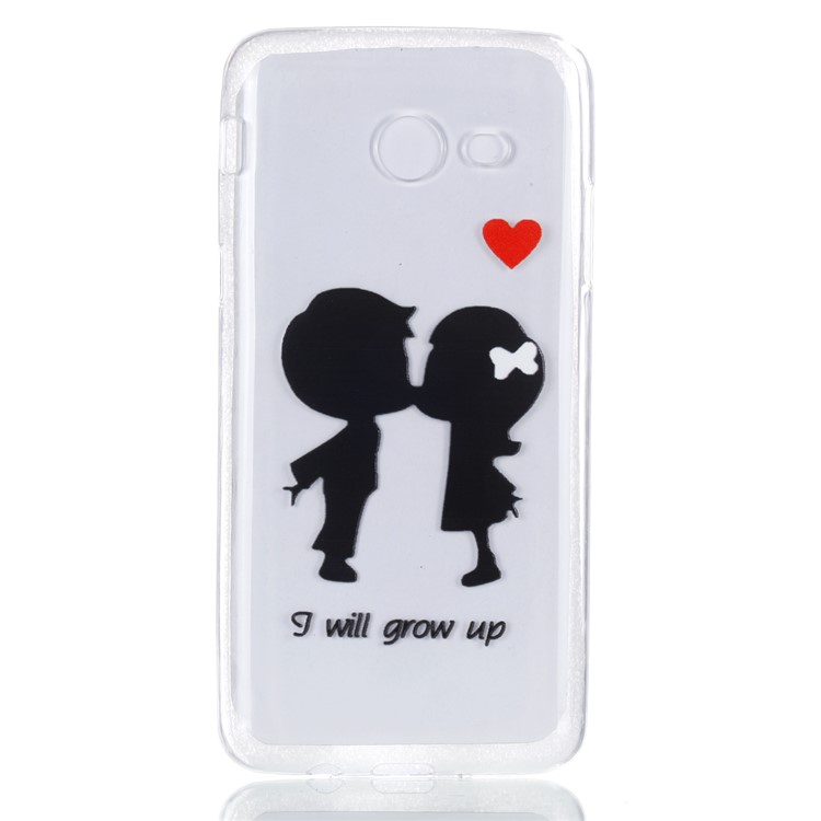 Rubberized Embossed Soft TPU Cellphone Cover for Samsung Galaxy J5 (2017) US Version - I Will Grow Up-2