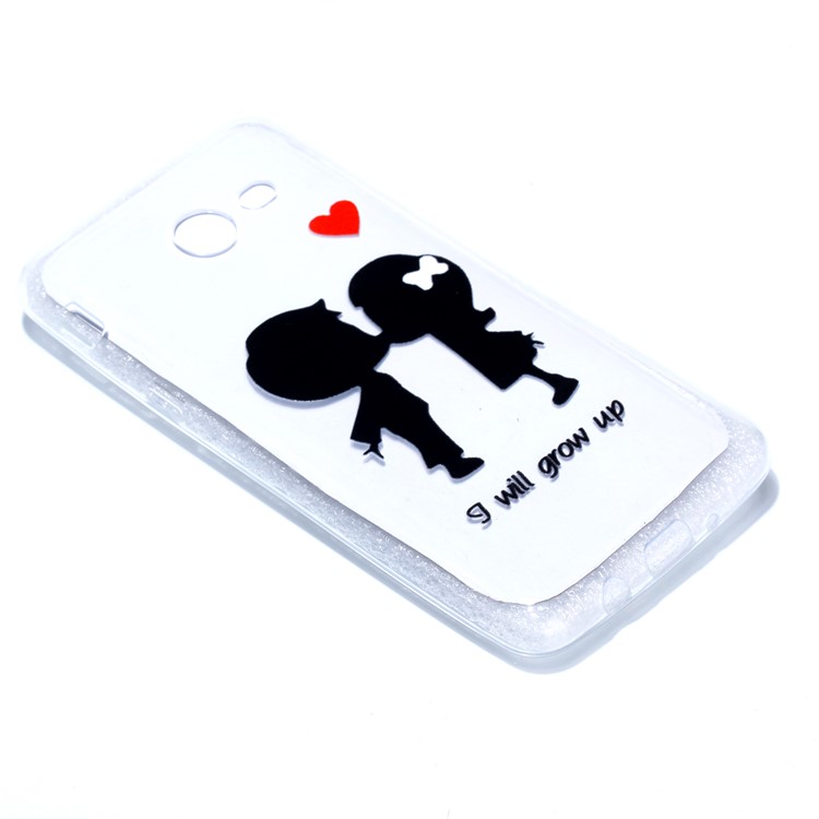 Rubberized Embossed Soft TPU Cellphone Cover for Samsung Galaxy J5 (2017) US Version - I Will Grow Up-3