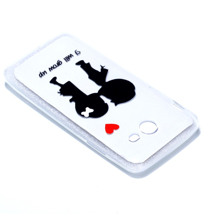 Rubberized Embossed Soft TPU Cellphone Cover for Samsung Galaxy J5 (2017) US Version - I Will Grow Up-4