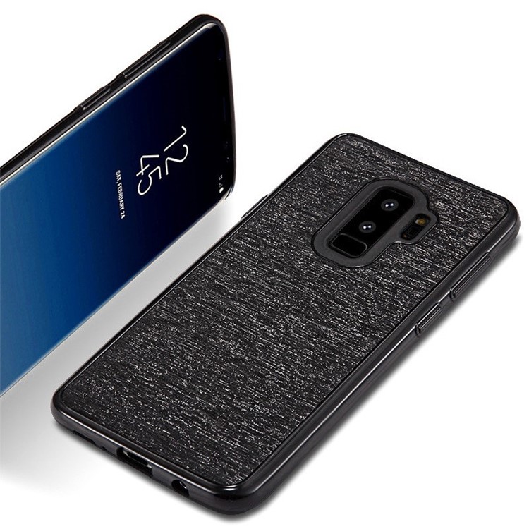 SULADA Galaxy Series Brushed TPU Case for Samsung Galaxy S9 SM-G960 - Black-2