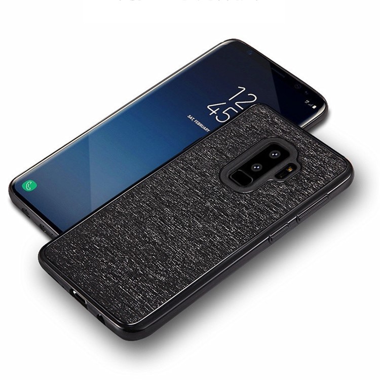 SULADA Galaxy Series Brushed TPU Case for Samsung Galaxy S9 SM-G960 - Black-3