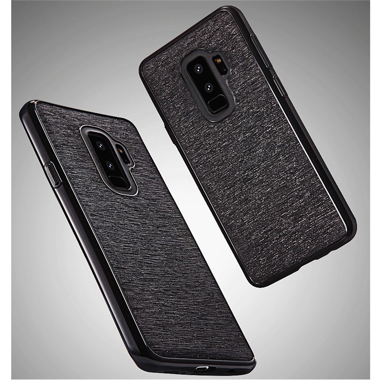 SULADA Galaxy Series Brushed TPU Case for Samsung Galaxy S9 SM-G960 - Black-6
