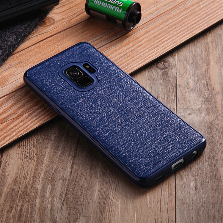 SULADA Galaxy Series Brushed TPU Soft Case for Samsung Galaxy S9 SM-G960 - Blue-1