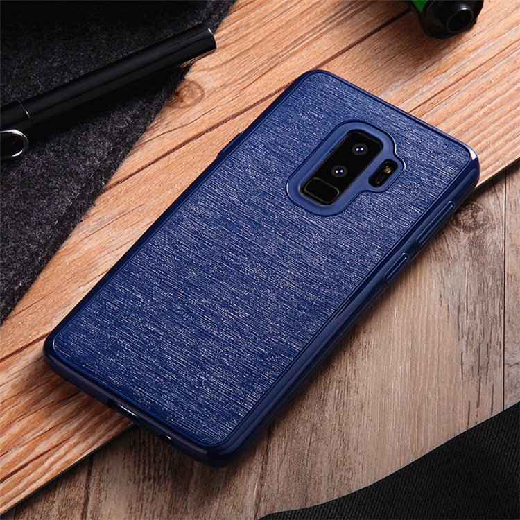SULADA Galaxy Series Brushed TPU Shell Case for Samsung Galaxy S9+ SM-G965 - Blue-1