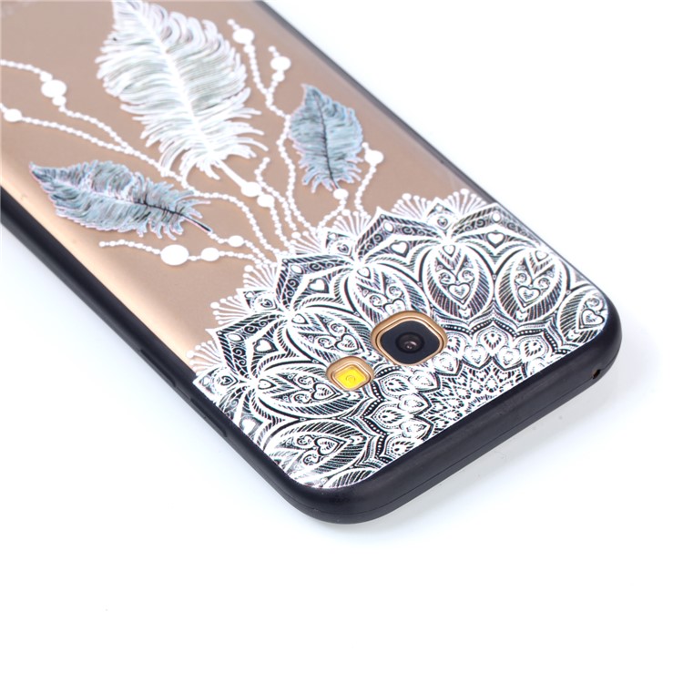Rubberized Embossed TPU + PC Hybrid Back Phone Cover for Samsung Galaxy A5 (2017) - Dream Catcher-5
