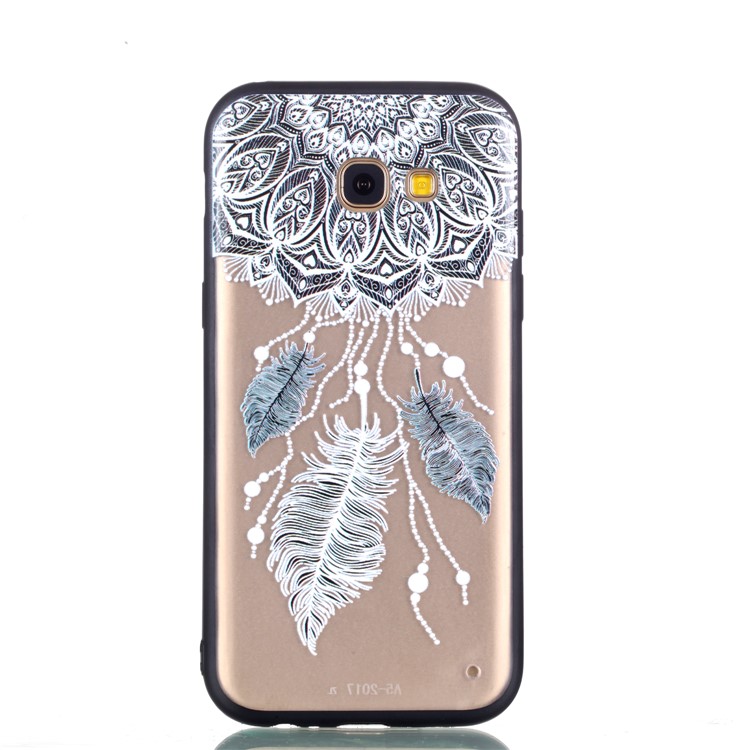 Rubberized Embossed TPU + PC Hybrid Back Phone Cover for Samsung Galaxy A5 (2017) - Dream Catcher-6