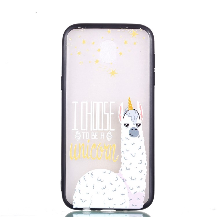 Rubberized Embossed PC TPU Hybrid Casing for Samsung Galaxy J5 (2017) / J5 Pro (2017) EU Version - I Choose To Be A Unicorn-5