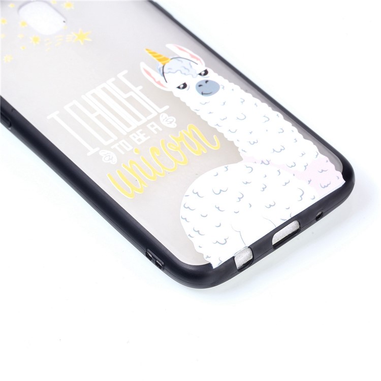 Rubberized Embossed PC TPU Hybrid Casing for Samsung Galaxy J5 (2017) / J5 Pro (2017) EU Version - I Choose To Be A Unicorn-6