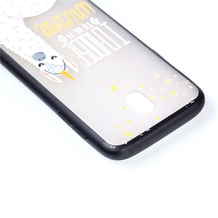 Rubberized Embossed PC TPU Hybrid Casing for Samsung Galaxy J5 (2017) / J5 Pro (2017) EU Version - I Choose To Be A Unicorn-7