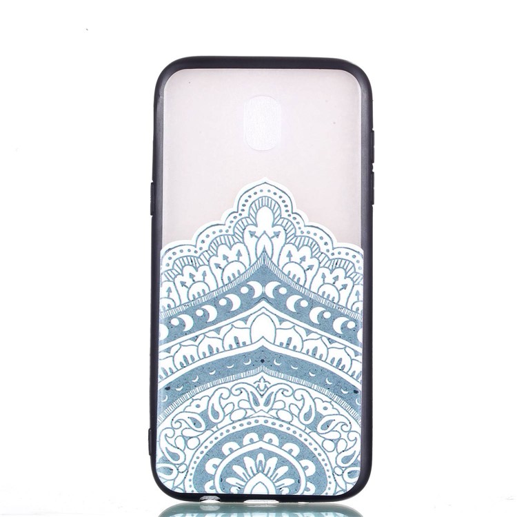 Rubberized Embossed PC TPU Hybrid Mobile Shell Case for Samsung Galaxy J5 (2017) / J5 Pro (2017) EU Version - Unique Pattern-4