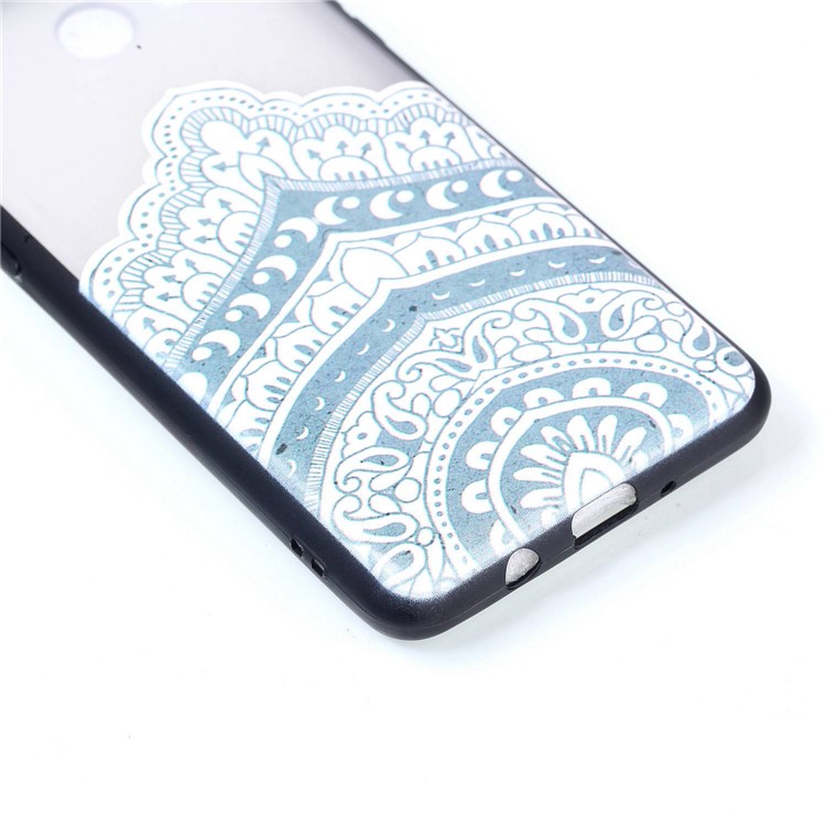 Embossment Pattern Rubberized TPU + PC Hybrid Phone Case Shell for Samsung Galaxy J3 (2016) / J3 J320 (US Version) - Stylish Pattern-4